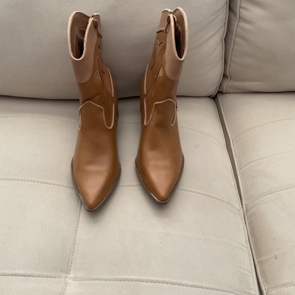 Brown Leather Women's Boots